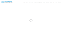 Desktop Screenshot of carpenterkessel.com